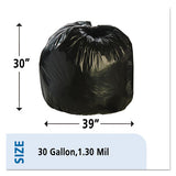 Stout® by Envision™ Total Recycled Content Plastic Trash Bags, 30 Gal, 1.3 Mil, 30" X 39", Brown-black, 100-carton freeshipping - TVN Wholesale 