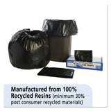 Stout® by Envision™ Total Recycled Content Plastic Trash Bags, 33 Gal, 1.3 Mil, 33" X 40", Brown-black, 100-carton freeshipping - TVN Wholesale 