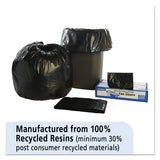 Stout® by Envision™ Total Recycled Content Plastic Trash Bags, 33 Gal, 1.5 Mil, 33" X 40", Brown-black, 100-carton freeshipping - TVN Wholesale 