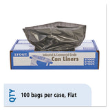 Stout® by Envision™ Total Recycled Content Plastic Trash Bags, 33 Gal, 1.5 Mil, 33" X 40", Brown-black, 100-carton freeshipping - TVN Wholesale 