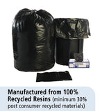 Stout® by Envision™ Total Recycled Content Plastic Trash Bags, 60 Gal, 1.5 Mil, 36" X 58", Brown-black, 100-carton freeshipping - TVN Wholesale 