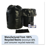 Stout® by Envision™ Total Recycled Content Plastic Trash Bags, 56 Gal, 1.5 Mil, 43" X 49", Brown-black, 100-carton freeshipping - TVN Wholesale 