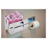 Tidy Girl™ Plastic Feminine Hygiene Disposal Bag Dispenser, Gray freeshipping - TVN Wholesale 