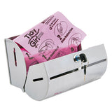 Tidy Girl™ Plastic Feminine Hygiene Disposal Bag Dispenser, Gray freeshipping - TVN Wholesale 