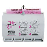 Tidy Girl™ Plastic Feminine Hygiene Disposal Bag Dispenser, Gray freeshipping - TVN Wholesale 