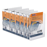 Stride Quickfit D-ring View Binder, 3 Rings, 0.63" Capacity, 11 X 8.5, White freeshipping - TVN Wholesale 