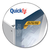 Stride Quickfit Round-ring View Binder, 3 Rings, 0.63" Capacity, 11 X 8.5, White freeshipping - TVN Wholesale 
