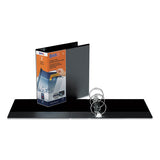 Stride Quickfit D-ring View Binder, 3 Rings, 3" Capacity, 11 X 8.5, Black freeshipping - TVN Wholesale 