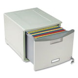 Storex Stackable Storage Drawer, 14.8" X 18.3" X 12.8", Gray freeshipping - TVN Wholesale 