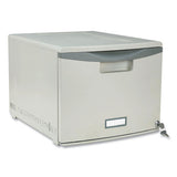 Storex Stackable Storage Drawer, 14.8" X 18.3" X 12.8", Gray freeshipping - TVN Wholesale 