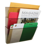 Storex Wall File, Letter, 13 X 14, Three Pocket, Smoke freeshipping - TVN Wholesale 