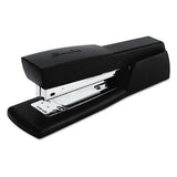 Light-duty Full Strip Desk Stapler, 20-sheet Capacity, Black