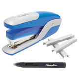 Swingline® Quick Touch Stapler Value Pack, 28-sheet Capacity, Blue-silver freeshipping - TVN Wholesale 