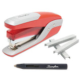 Swingline® Quick Touch Stapler Value Pack, 28-sheet Capacity, Red-silver freeshipping - TVN Wholesale 
