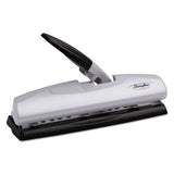 Swingline® 20-sheet Lighttouch Desktop Two- To Seven-hole Punch, 9-32" Holes, Silver-black freeshipping - TVN Wholesale 