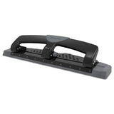 Swingline® 12-sheet Smarttouch Three-hole Punch, 9-32" Holes, Black-gray freeshipping - TVN Wholesale 