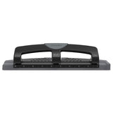 Swingline® 12-sheet Smarttouch Three-hole Punch, 9-32" Holes, Black-gray freeshipping - TVN Wholesale 