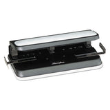Swingline® 32-sheet Easy Touch Two- To Three-hole Punch With Cintamatic Centering, 9-32" Holes, Black-gray freeshipping - TVN Wholesale 