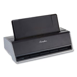 Swingline® 28-sheet Commercial Electric Two-hole Punch, Fixed 9-32" Holes, Black-silver freeshipping - TVN Wholesale 