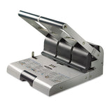 160-sheet Antimicrobial Protected High-capacity Adjustable Punch, Two- To Three-hole, 9-32