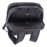 Swiss Mobility Cadence 2 Section Business Backpack, For Laptops 15.6", 6" X 6" X 17", Charcoal freeshipping - TVN Wholesale 