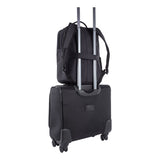 Swiss Mobility Cadence 2 Section Business Backpack, For Laptops 15.6", 6" X 6" X 17", Charcoal freeshipping - TVN Wholesale 