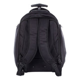 Swiss Mobility Stride Business Backpack On Wheels, For Laptops 15.6", 10" X 10" X 21.5", Black freeshipping - TVN Wholesale 