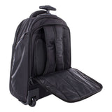 Swiss Mobility Stride Business Backpack On Wheels, For Laptops 15.6", 10" X 10" X 21.5", Black freeshipping - TVN Wholesale 