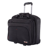 Swiss Mobility Purpose Business Case On Wheels, Holds Laptops 15.6", 8.5" X 8.5" X 16", Black freeshipping - TVN Wholesale 