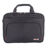 Swiss Mobility Purpose Executive Briefcase, Holds Laptops 15.6", 3.5" X 3.5" X 12", Black freeshipping - TVN Wholesale 