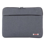 Swiss Mobility Sterling 14" Computer Sleeve, Holds Laptops 14.1", 1" X 1" X 10.5", Gray freeshipping - TVN Wholesale 