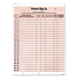 Tabbies® Patient Sign-in Label Forms, Two-part Carbon, 8.5 X 11.63, Salmon, 1-page, 125 Forms freeshipping - TVN Wholesale 