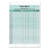 Tabbies® Patient Sign-in Label Forms, Two-part Carbon, 8.5 X 11.63, Green, 1-page, 125 Forms freeshipping - TVN Wholesale 