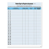 Tabbies® Hipaa Labels, Patient Sign-in, 8.5 X 11, Blue, 23-sheet, 125 Sheets-pack freeshipping - TVN Wholesale 