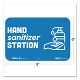 Tabbies® Besafe Messaging Education Wall Signs, 9 X 6,  "hand Sanitizer Station", 3-pack freeshipping - TVN Wholesale 