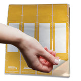 Tabbies® File Pocket Handles, 9.63 X 2, Yellow-white, 4-sheet, 12 Sheets-pack freeshipping - TVN Wholesale 