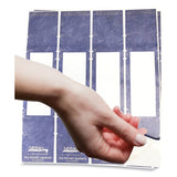 Tabbies® File Pocket Handles, 9.63 X 2, Dark Blue-white, 4-sheet, 12 Sheets-pack freeshipping - TVN Wholesale 