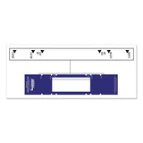 Tabbies® File Pocket Handles, 9.63 X 2, Dark Blue-white, 4-sheet, 12 Sheets-pack freeshipping - TVN Wholesale 