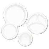 Plastic Dinnerware, Bowls, 12 Oz, White, 125-pack