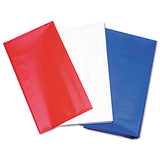 Tablemate® Table Set Rectangular Table Cover, Heavyweight Plastic, 54" X 108", Red, 6-pack freeshipping - TVN Wholesale 