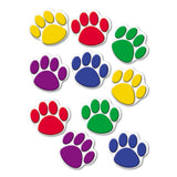 Teacher Created Resources Paw Print Accents, Assorted Colors, 30 Pieces freeshipping - TVN Wholesale 
