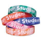 Teacher Created Resources Two-toned Star Student Wristbands, 5 Designs, Assorted Colors, 10-pack freeshipping - TVN Wholesale 