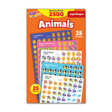 Superspots And Supershapes Sticker Variety Packs, Neon Smiles, Assorted Colors, 2,500-pack