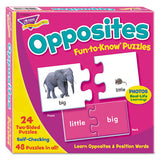 TREND® Fun To Know Puzzles, Opposites, Ages 3 And Up, 24 Puzzles freeshipping - TVN Wholesale 