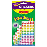 TREND® Sticker Assortment Pack, Smiling Star, Assorted Colors, 2,500-pack freeshipping - TVN Wholesale 