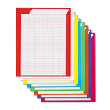 TREND® Jumbo Vertical Incentive Chart Pack, 22 X 28, Vertical Orientation, Assorted Colors With Assorted Borders, 8-pack freeshipping - TVN Wholesale 