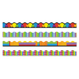 TREND® Terrific Trimmers Border Variety Set, 2.25" X 39", Lotsa Spots, Assorted Colors, 48-set freeshipping - TVN Wholesale 