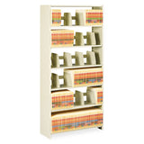 Tennsco Snap-together Steel Seven-shelf Closed Starter Set, 48w X 12d X 88h, Sand freeshipping - TVN Wholesale 