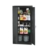 Tennsco 72" High Standard Cabinet (unassembled), 36 X 18 X 72, Black freeshipping - TVN Wholesale 