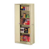 Tennsco 78" High Deluxe Steel Storage Cabinet, 36w X 18d X 78h, Sand freeshipping - TVN Wholesale 